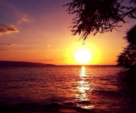 Sunset at Makena